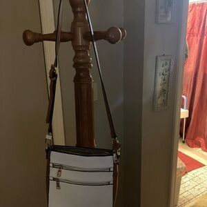 Simply Noelle Tan and Cream Crossbody Bag